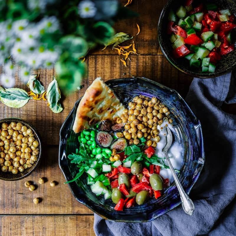 photos of beautifully arranged food