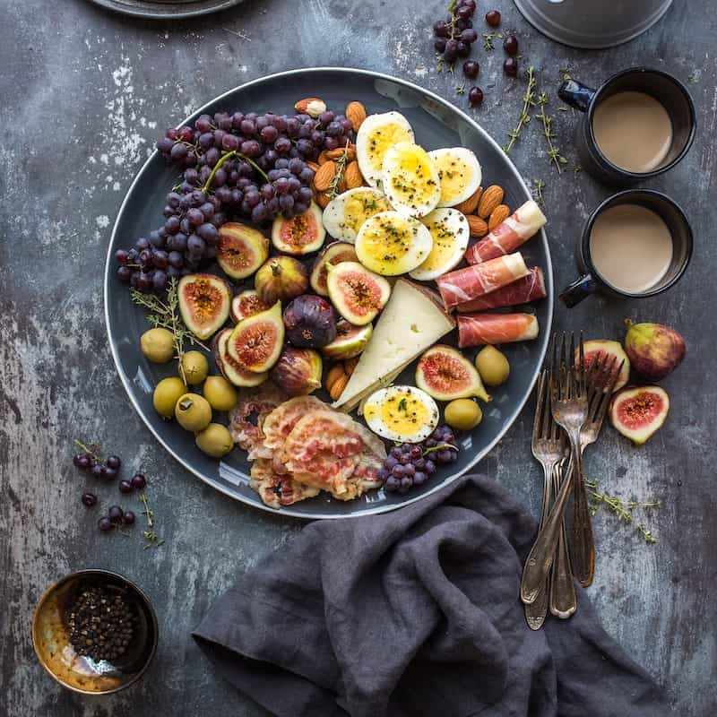 photos of beautifully arranged food